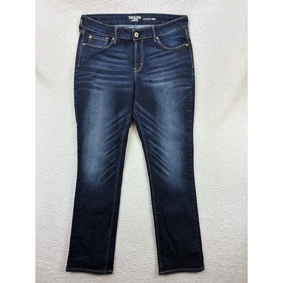 Levi's Denizen‎ Jeans Men's Size 32x39 Modern Slim Fit Blue Wash Denim - Picture 1 of 12